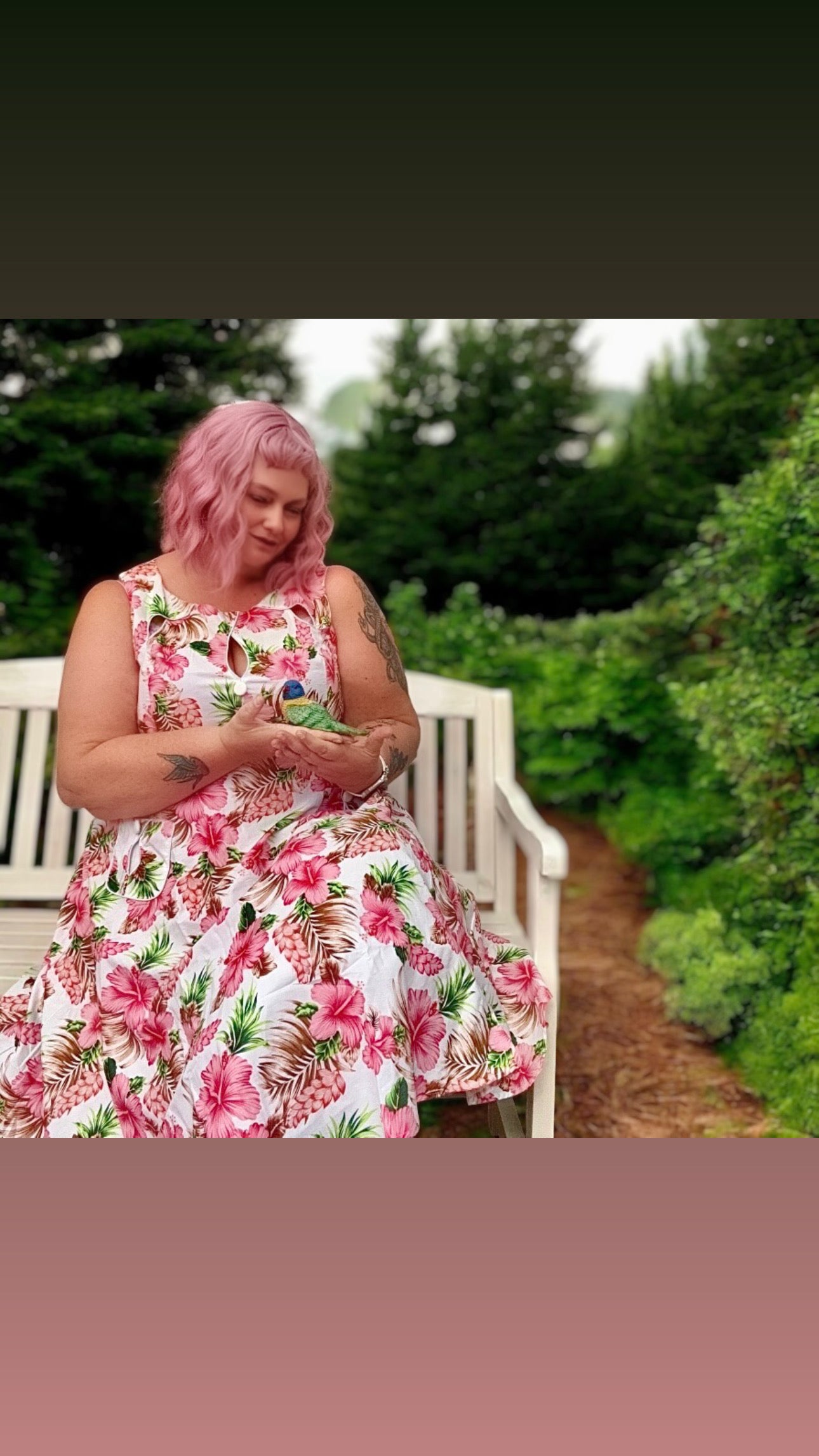 Ava Hibiscus Dress