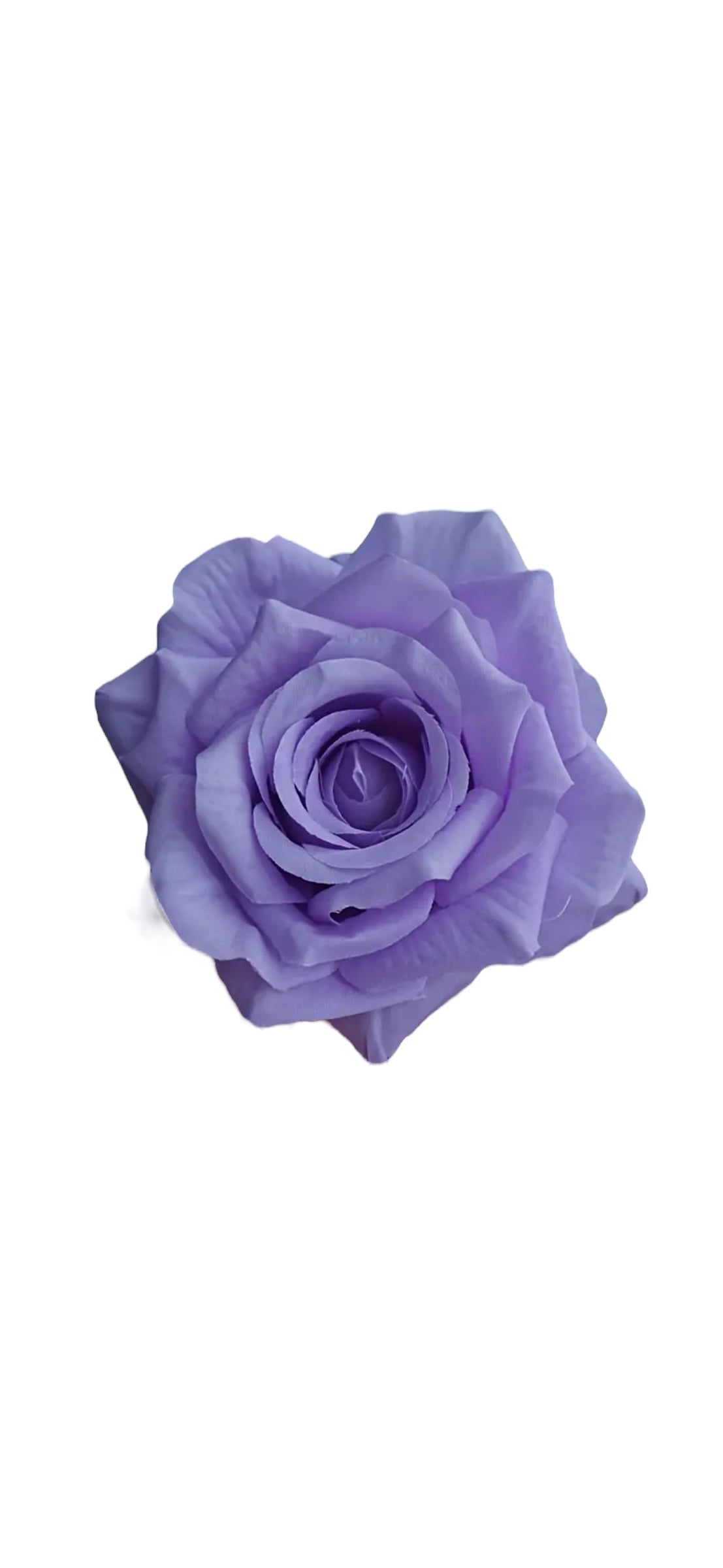 Rose Flower Hair Clip - Lavender