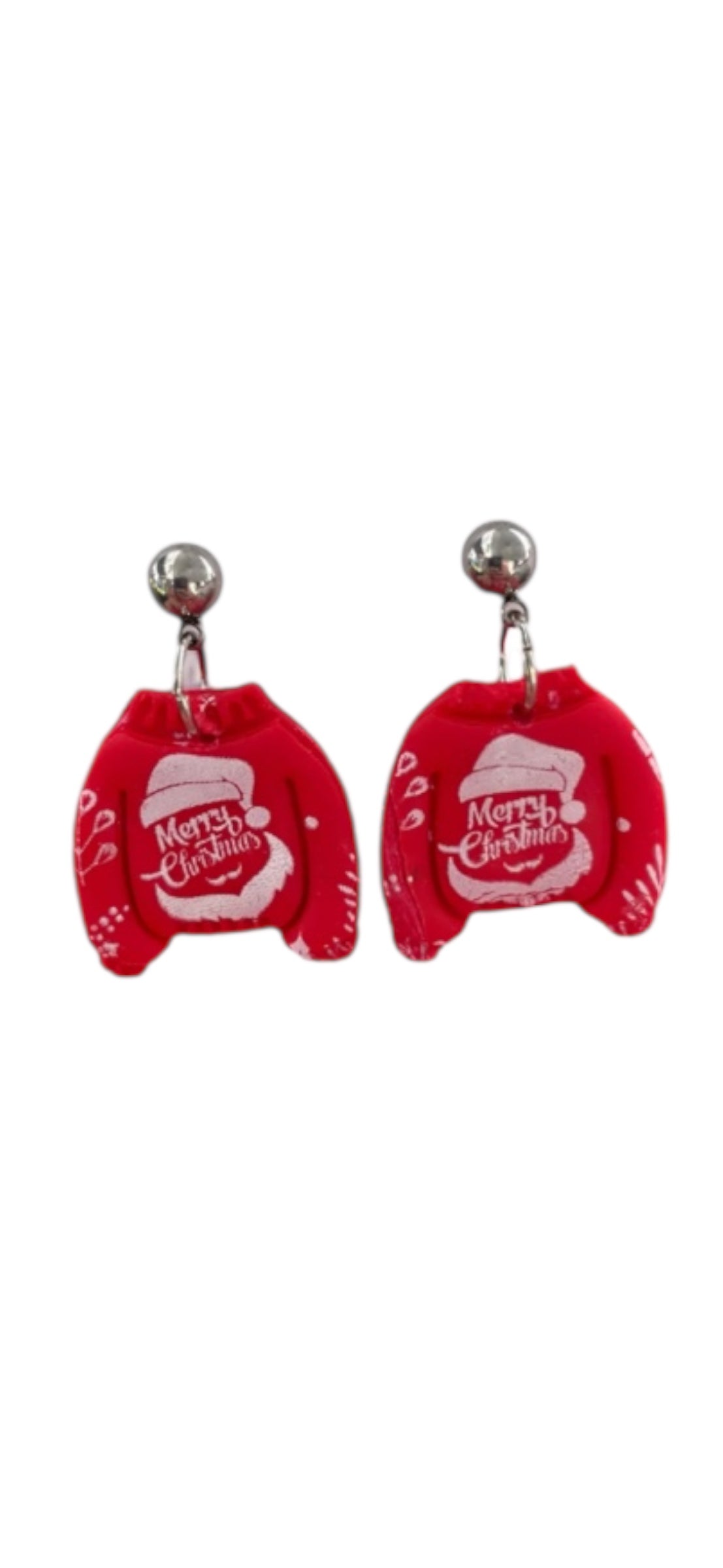 Merry Christmas Sweater Dangle Earrings