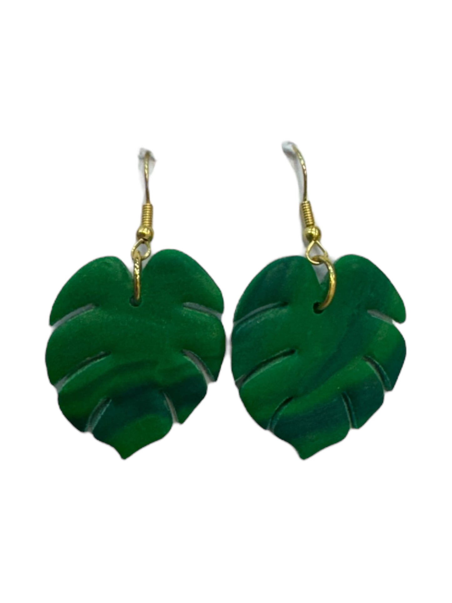 Monstera Dangle Earrings