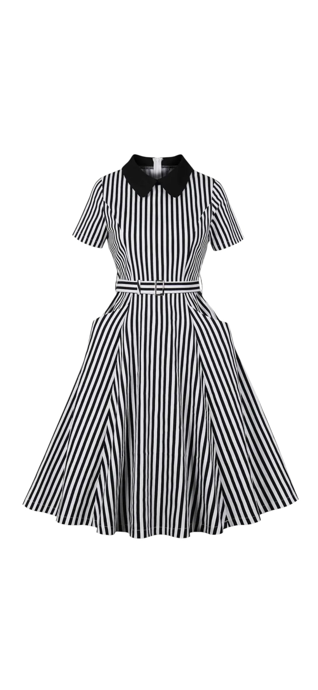 Samhain Striped Dress