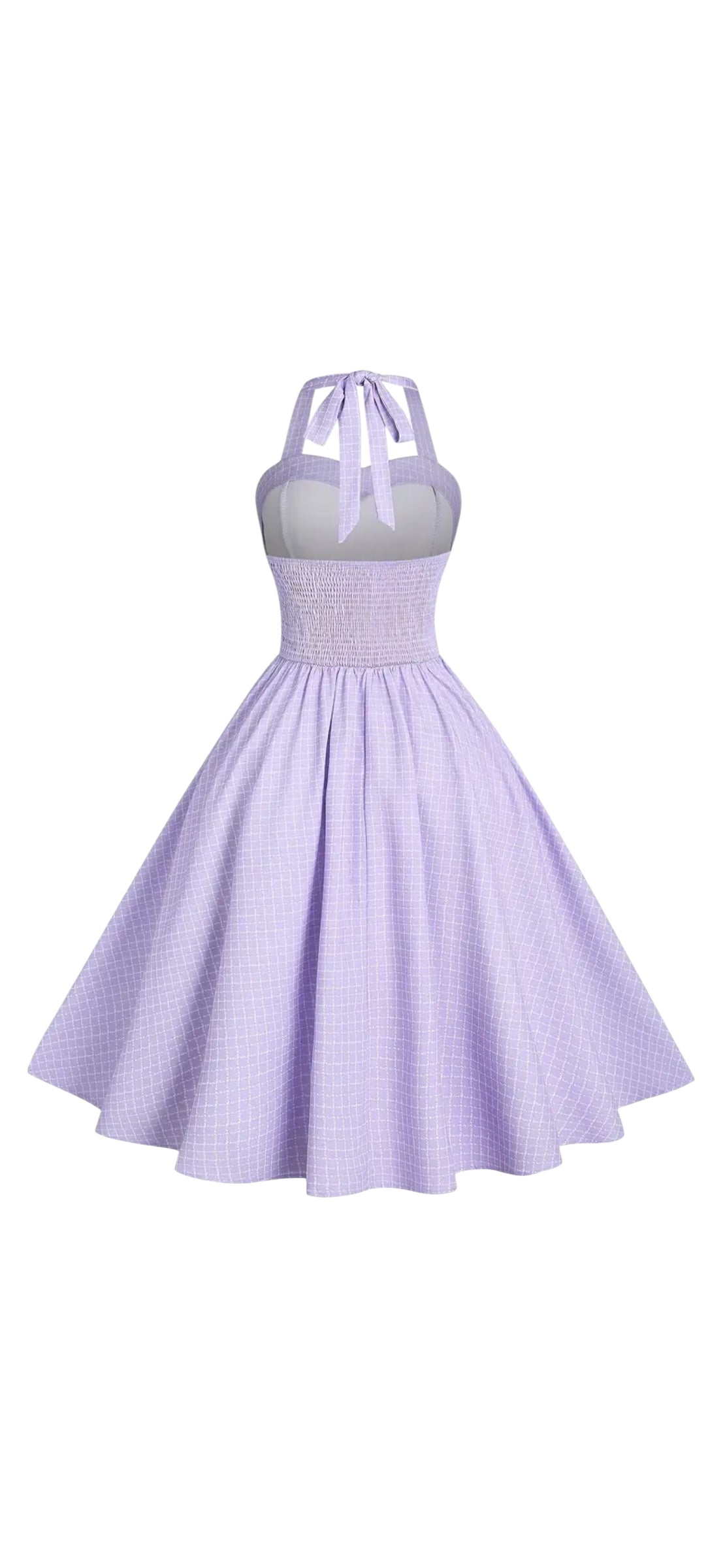 Marilyn Lilac Love Halter Dress