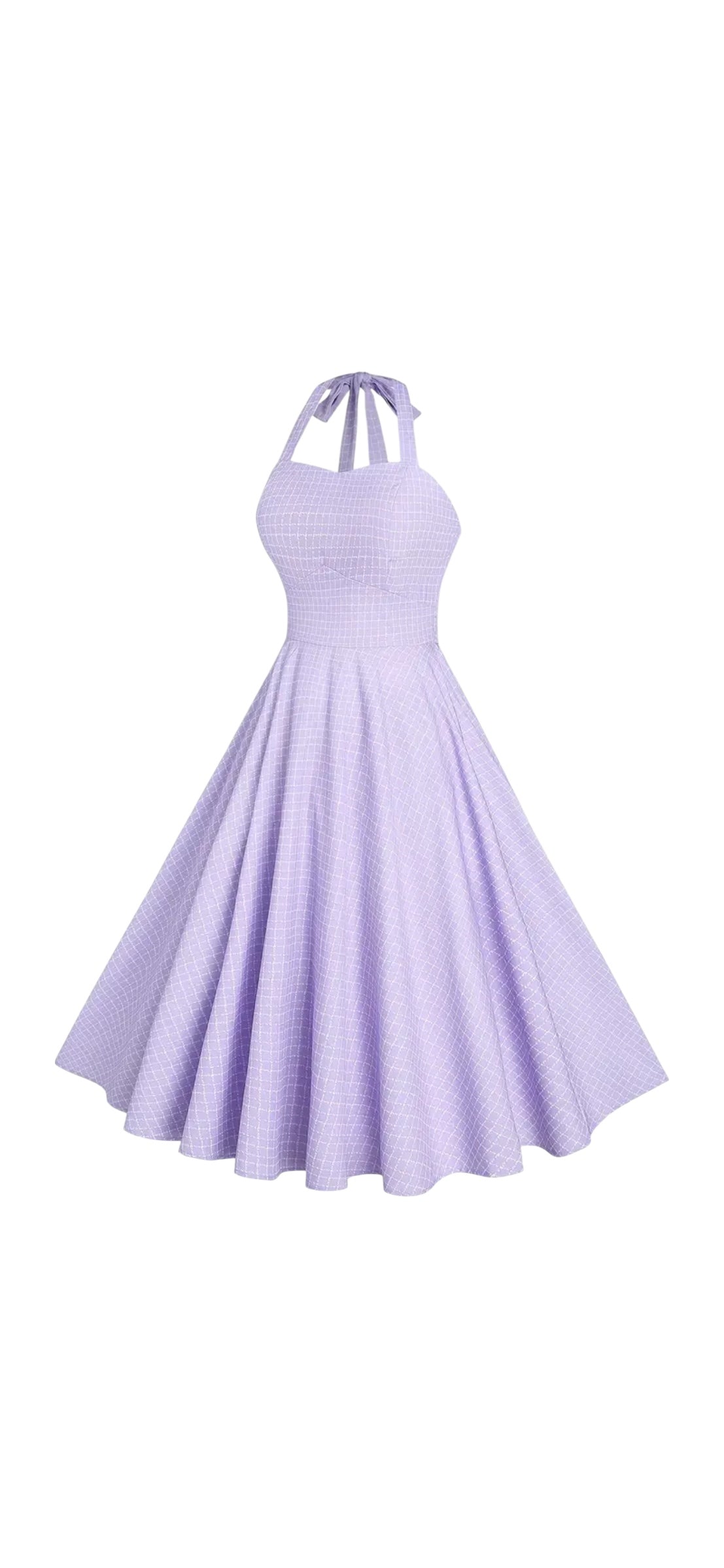 Marilyn Lilac Love Halter Dress