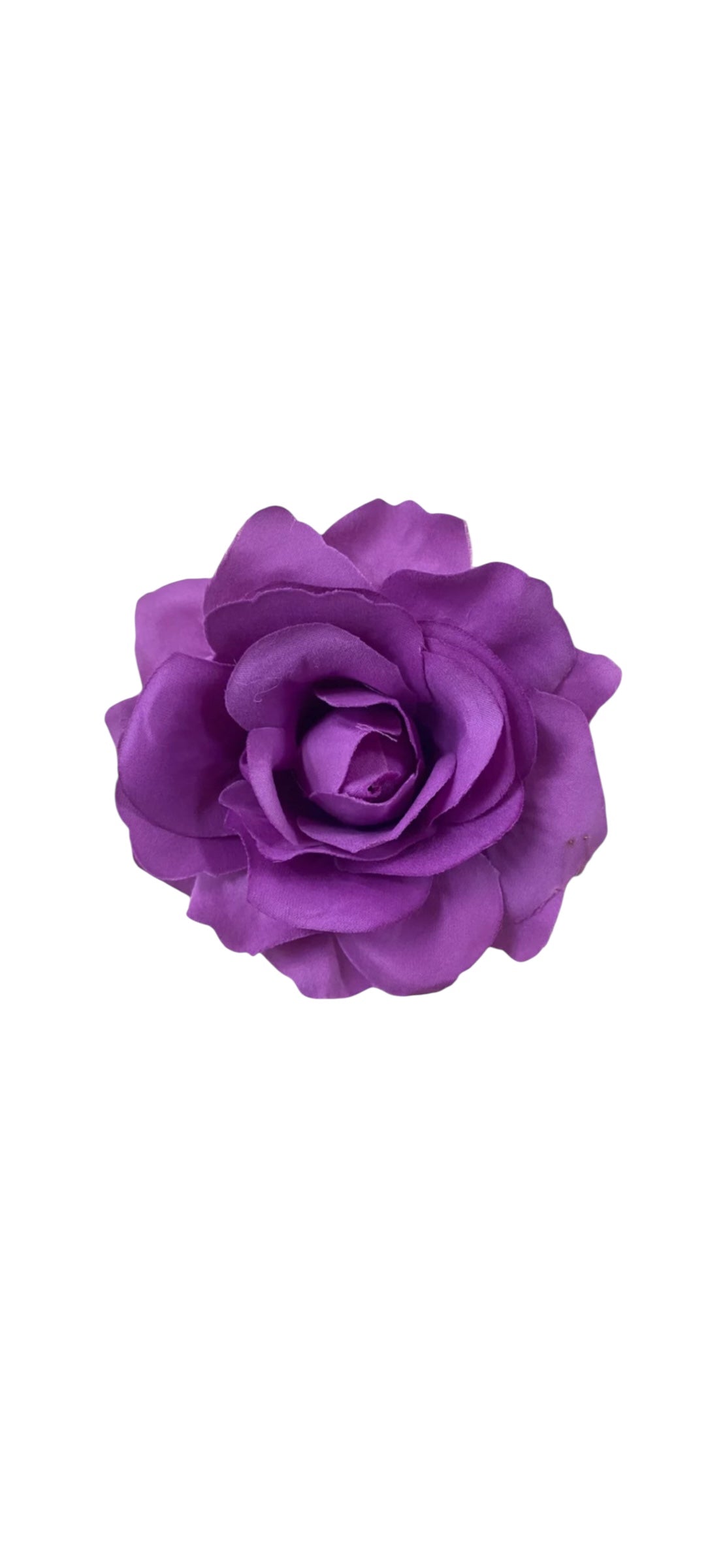 Rose Flower Hair Clip - Violet