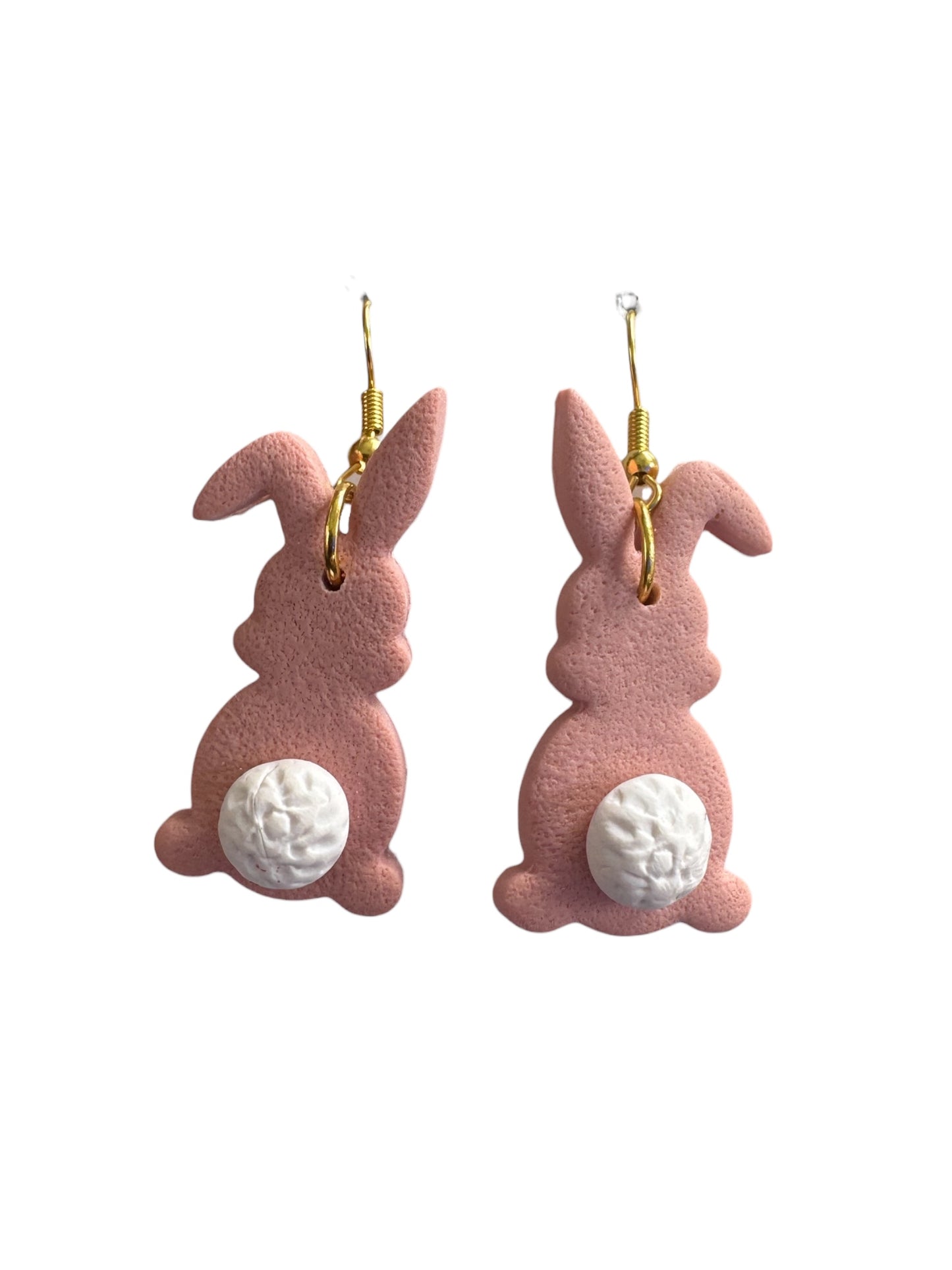 Cotton Tail Dangle Earrings
