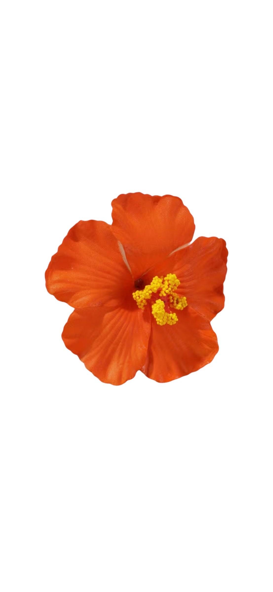 Hibiscus Hair Flower - Orange