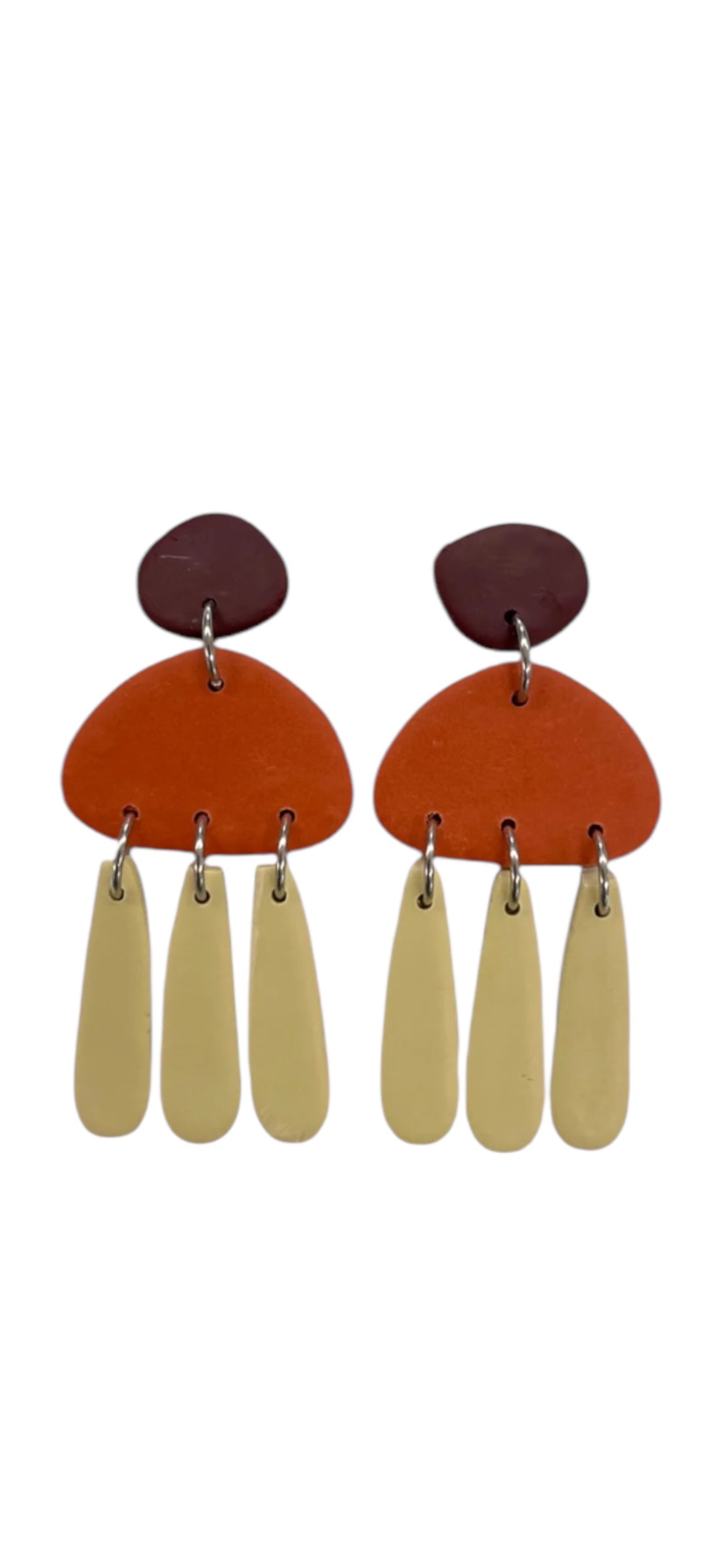 Calista Dangle Earrings - Coffee