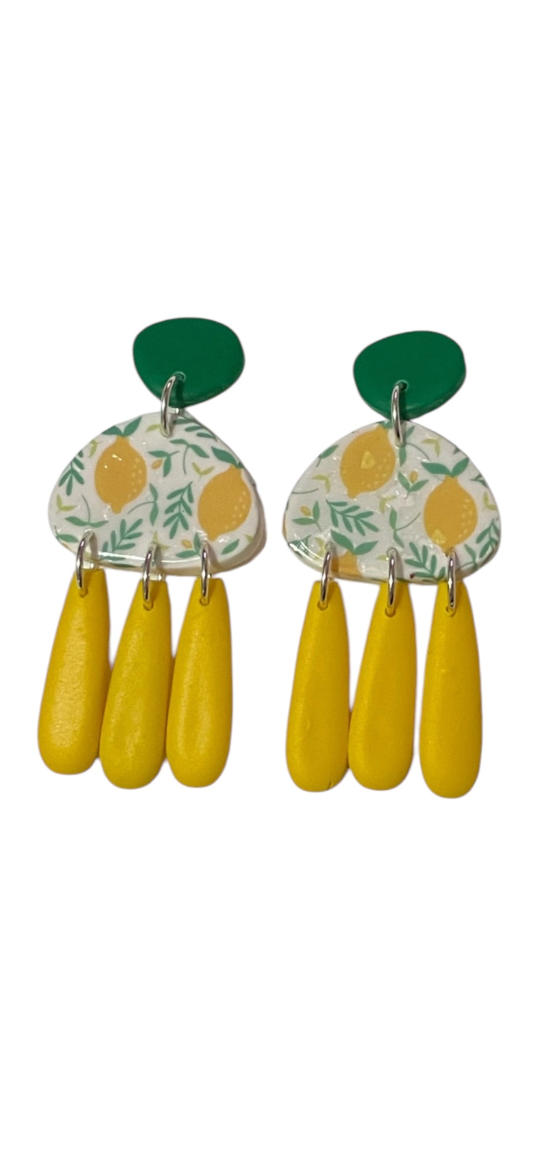 Calista Dangle Earrings - Lemon