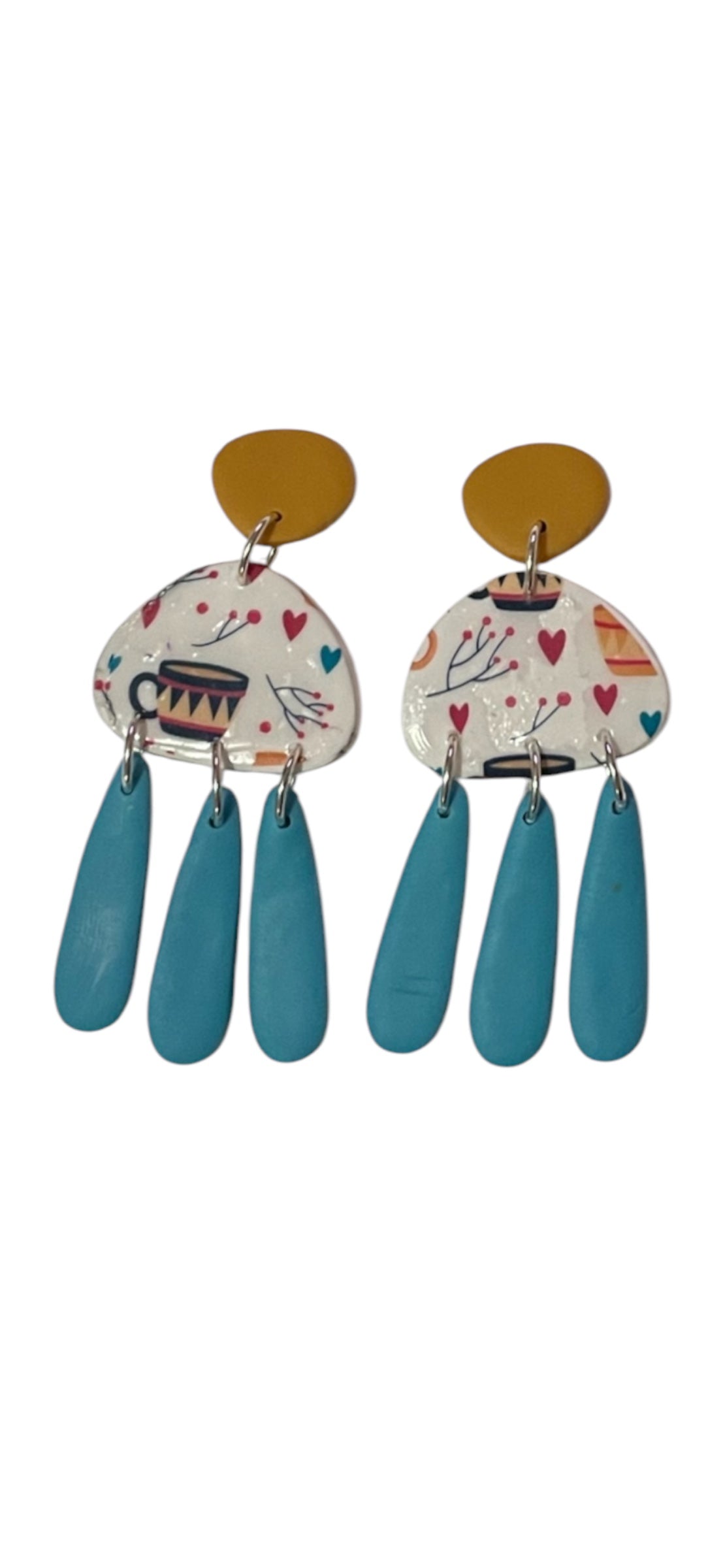 Calista Dangle Earrings - Coffee Date