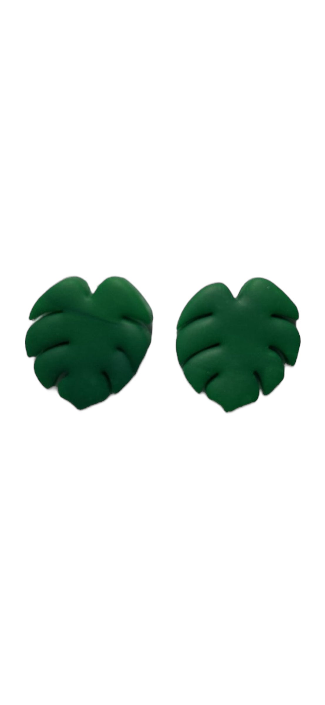 Monstera Statement Studs