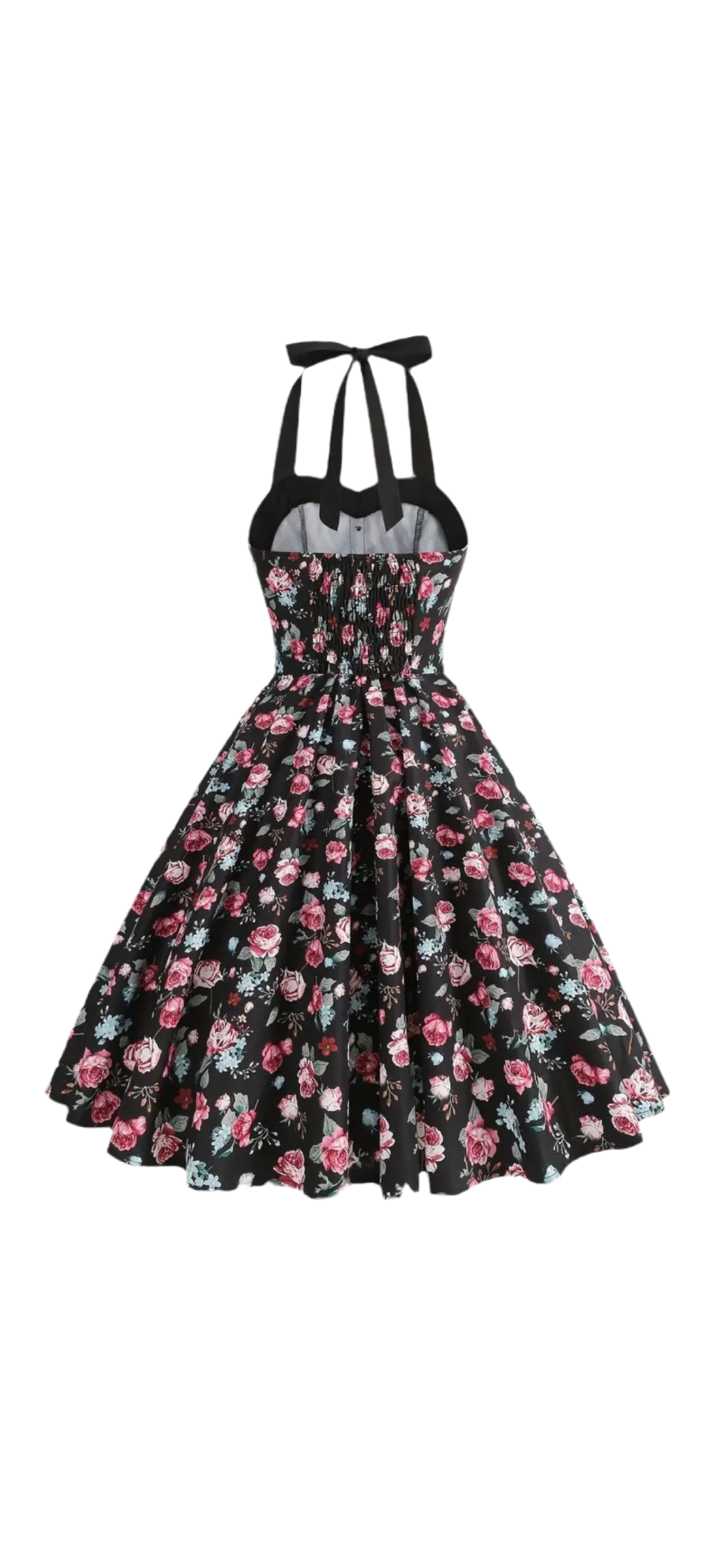 Marilyn English Rose Halter Dress