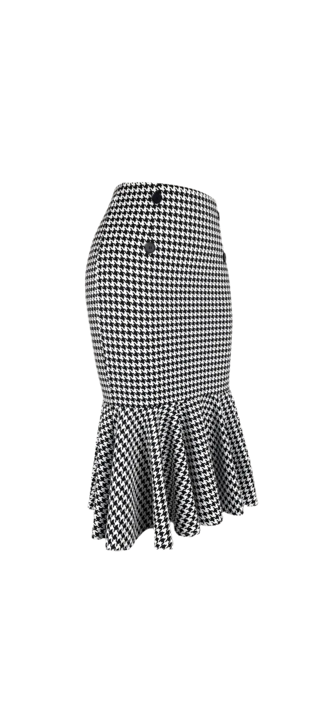 Houndstooth Wiggle Skirt