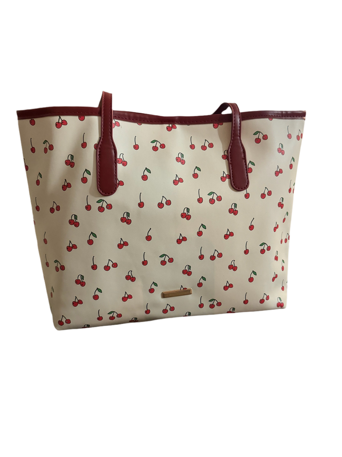 Cherry Print Tote Bag