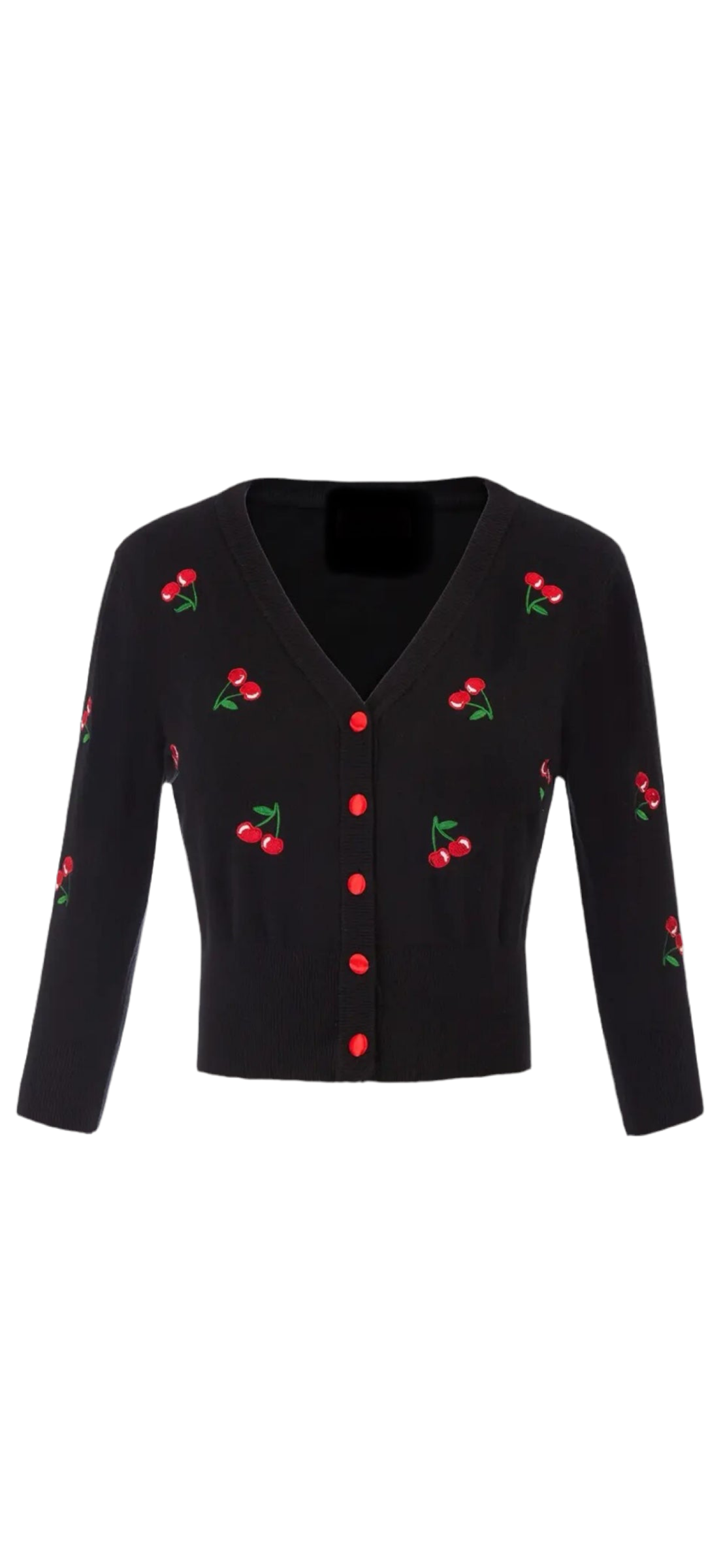 Cherry Bomb Cardigan – Black