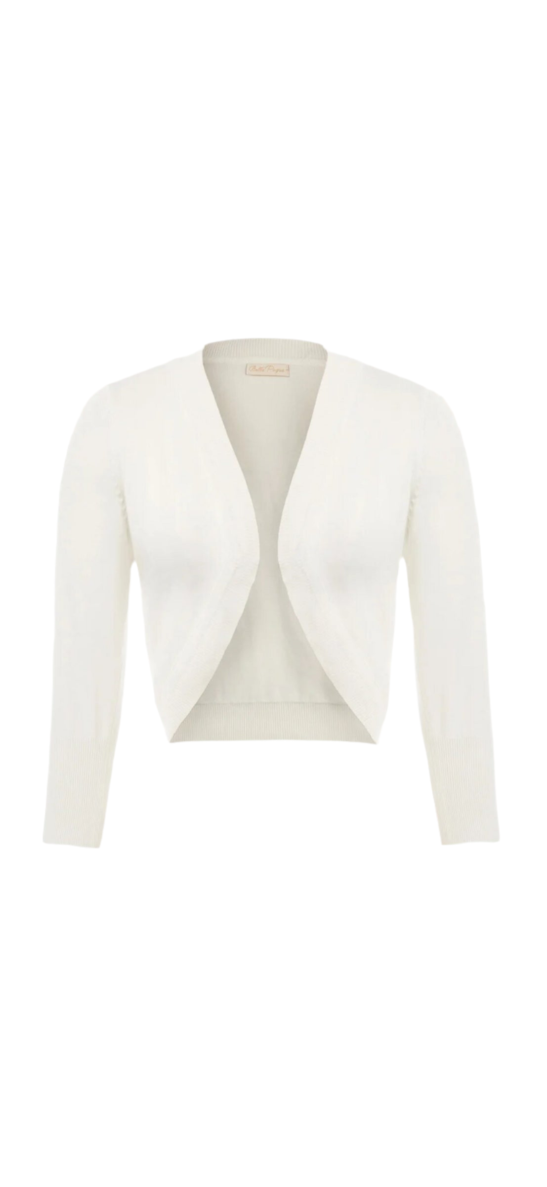 Cropped Bolero - White