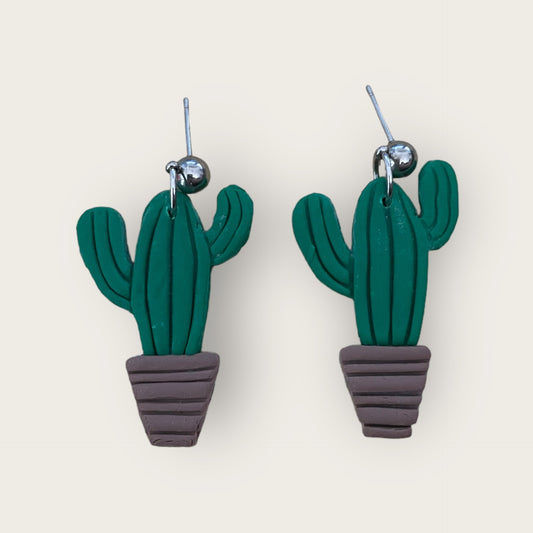 Cactus Dangle Earrings