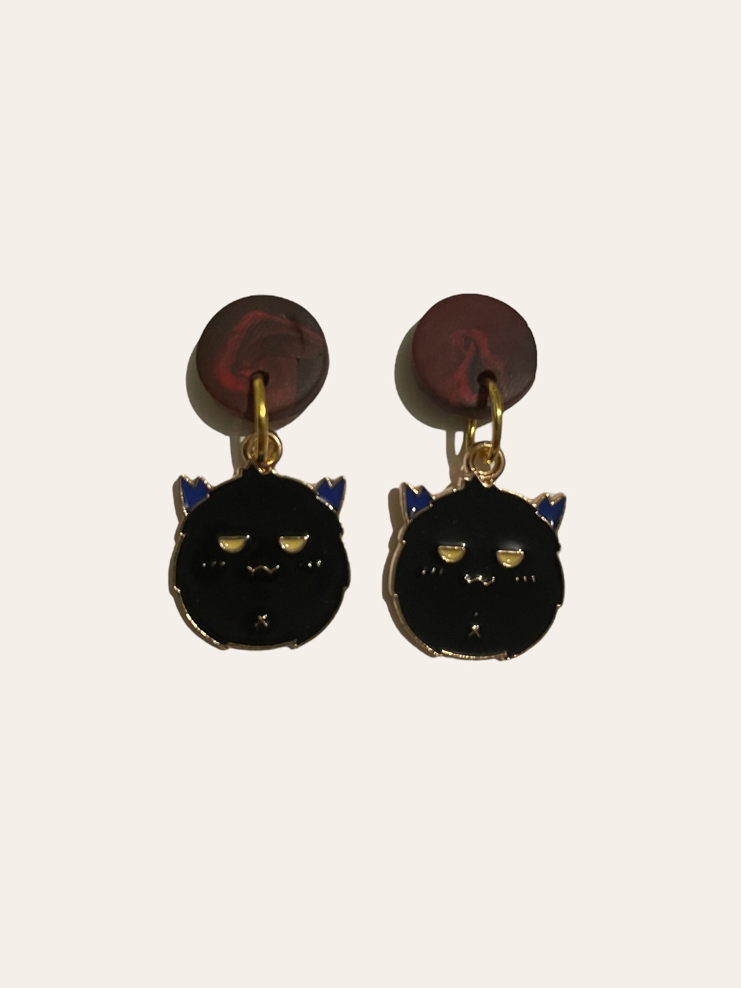 Critter Dangle Earrings - Black