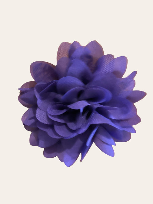 Dahlia Flower Hair Clip - Purple