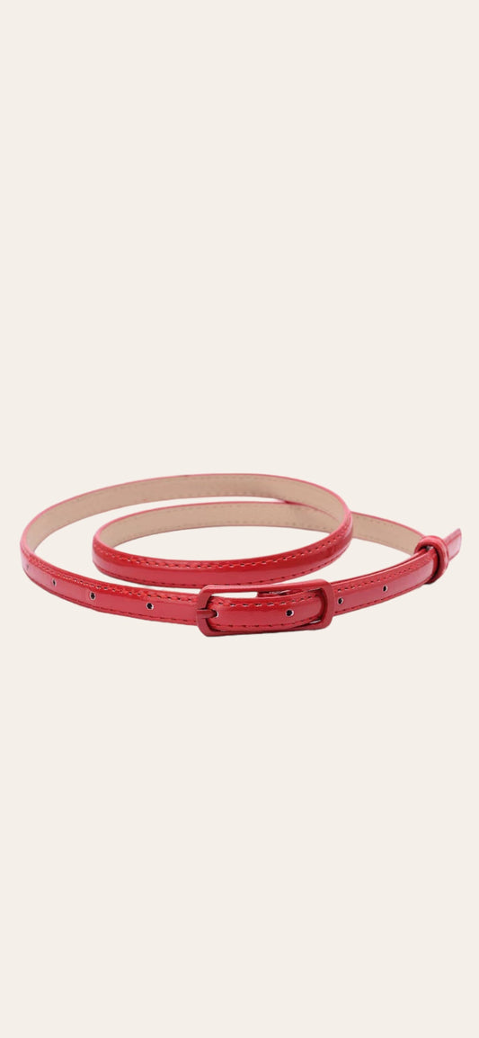 Evie Graceful Belt - Rockin' Red