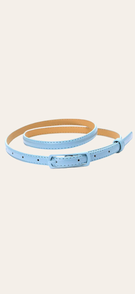 Evie Graceful Belt - Sky Blue