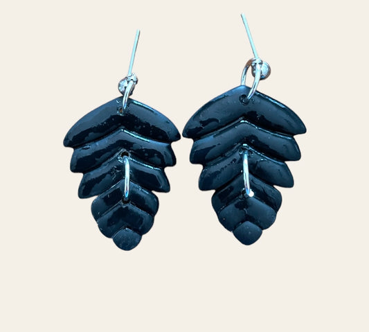 Liberty Dangle Earrings - Black