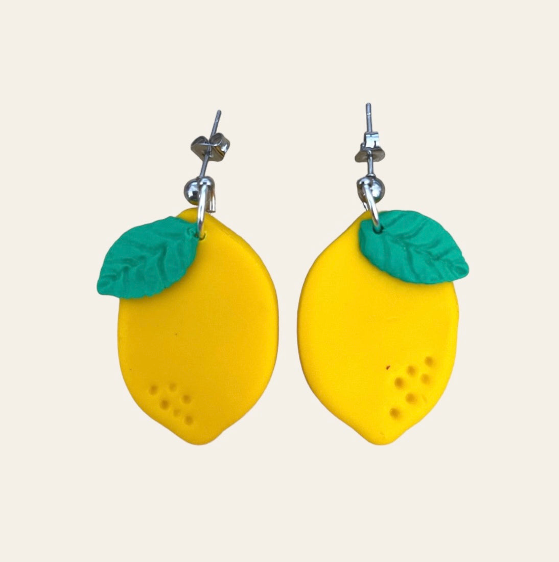 Lemon Dangle Earrings