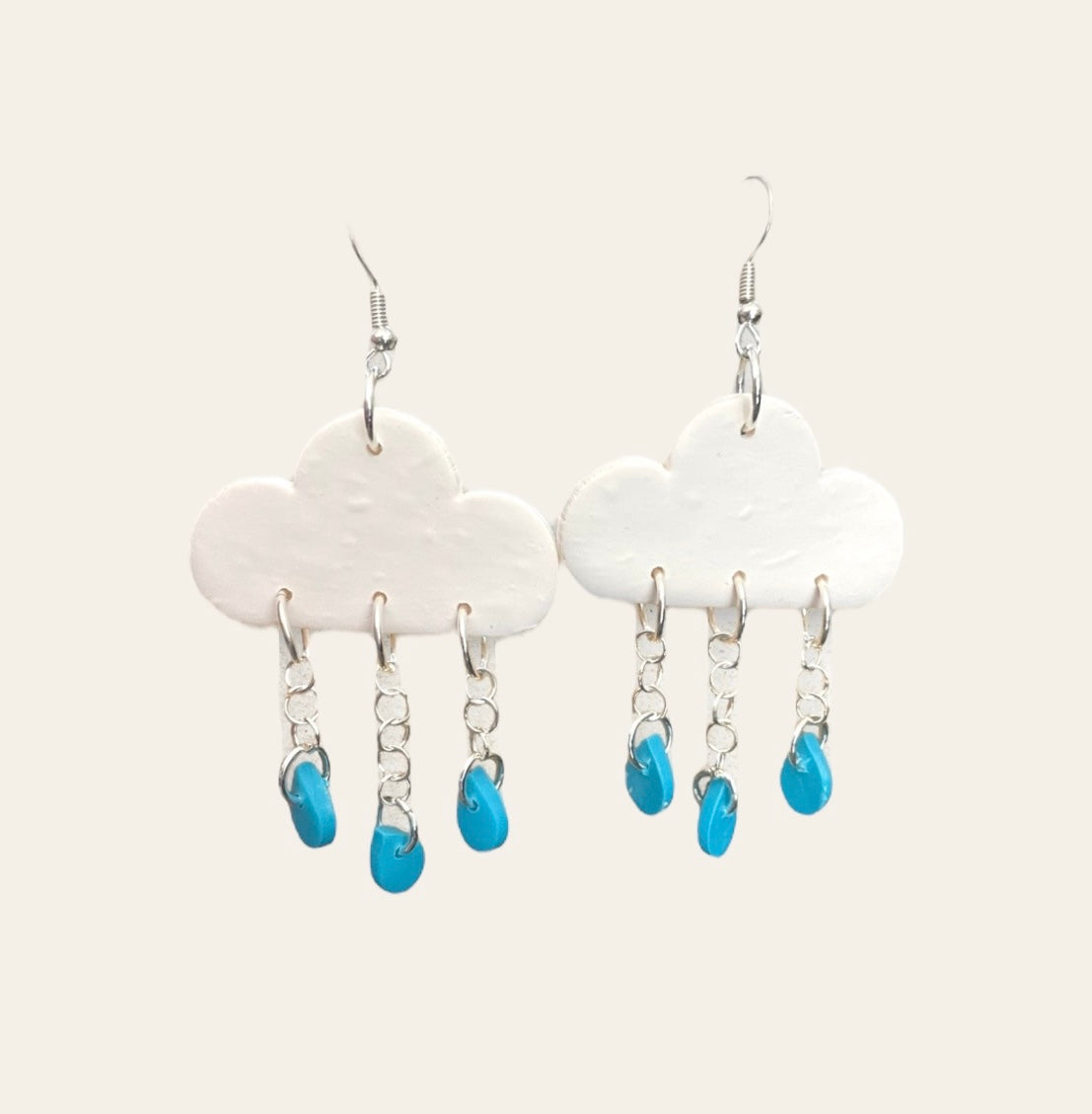 Rain Cloud Dangle Earrings