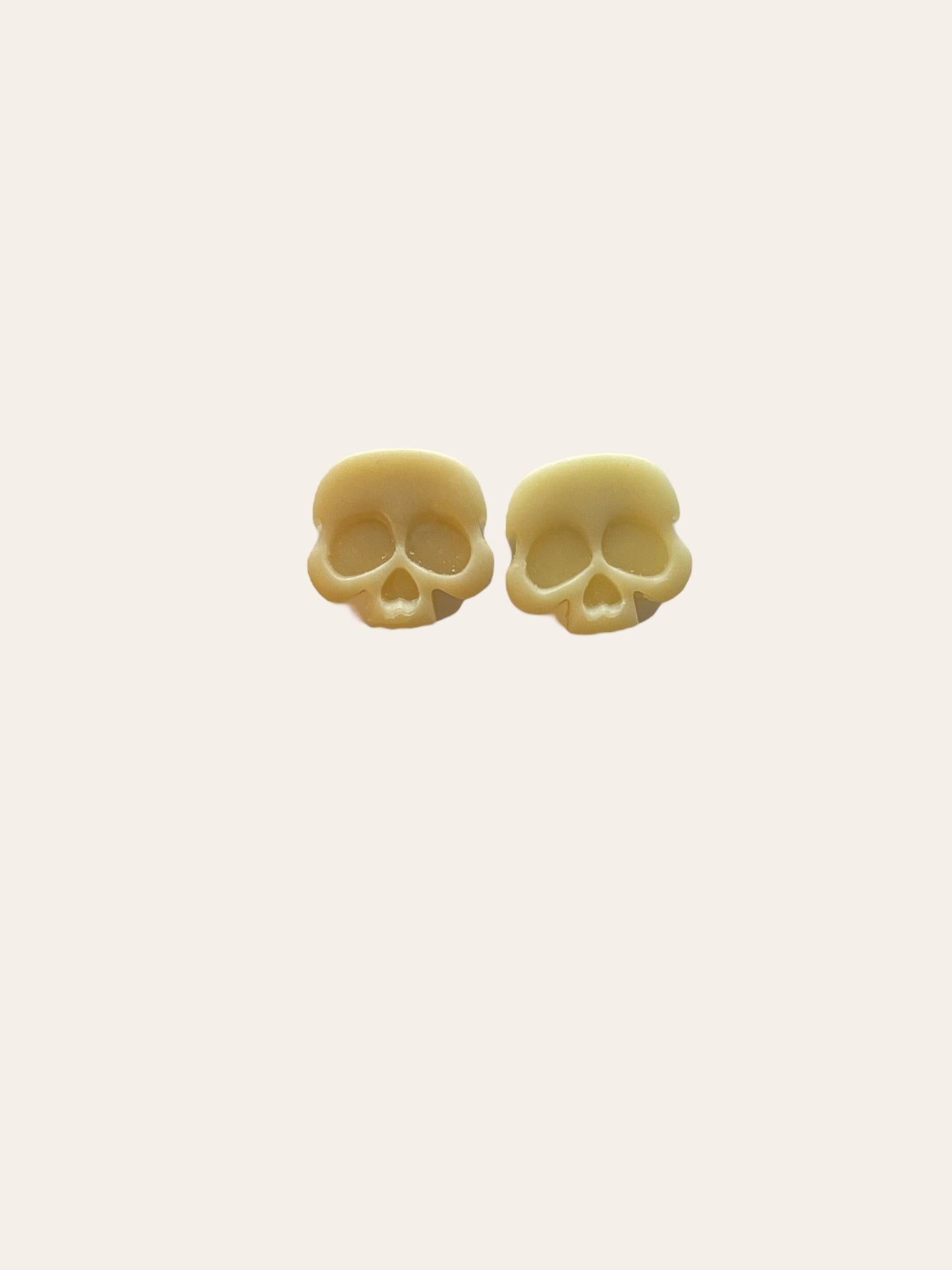 Glow In The Dark Skull Studs