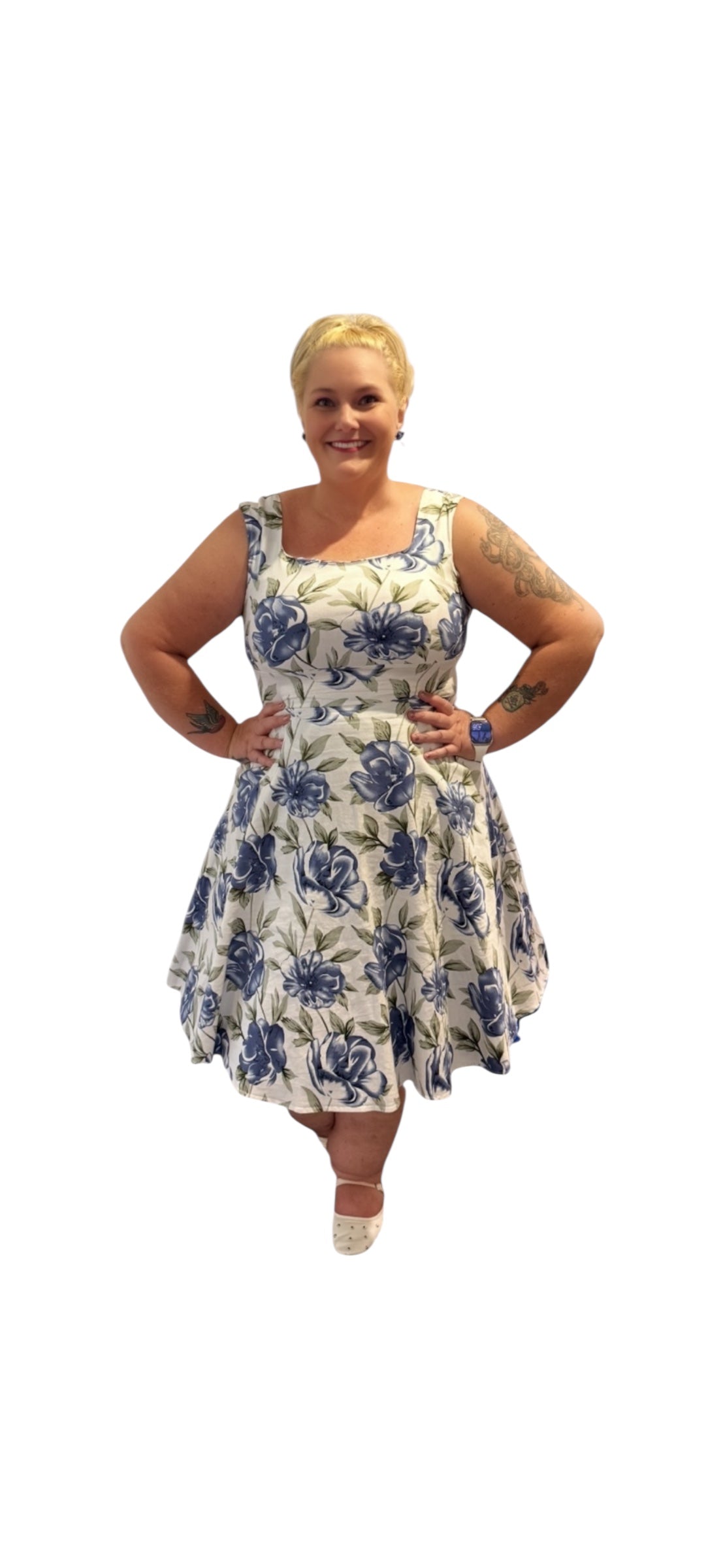 Claudette Blue Belle Dress