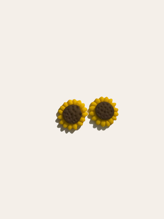 Sunflower Statement Studs