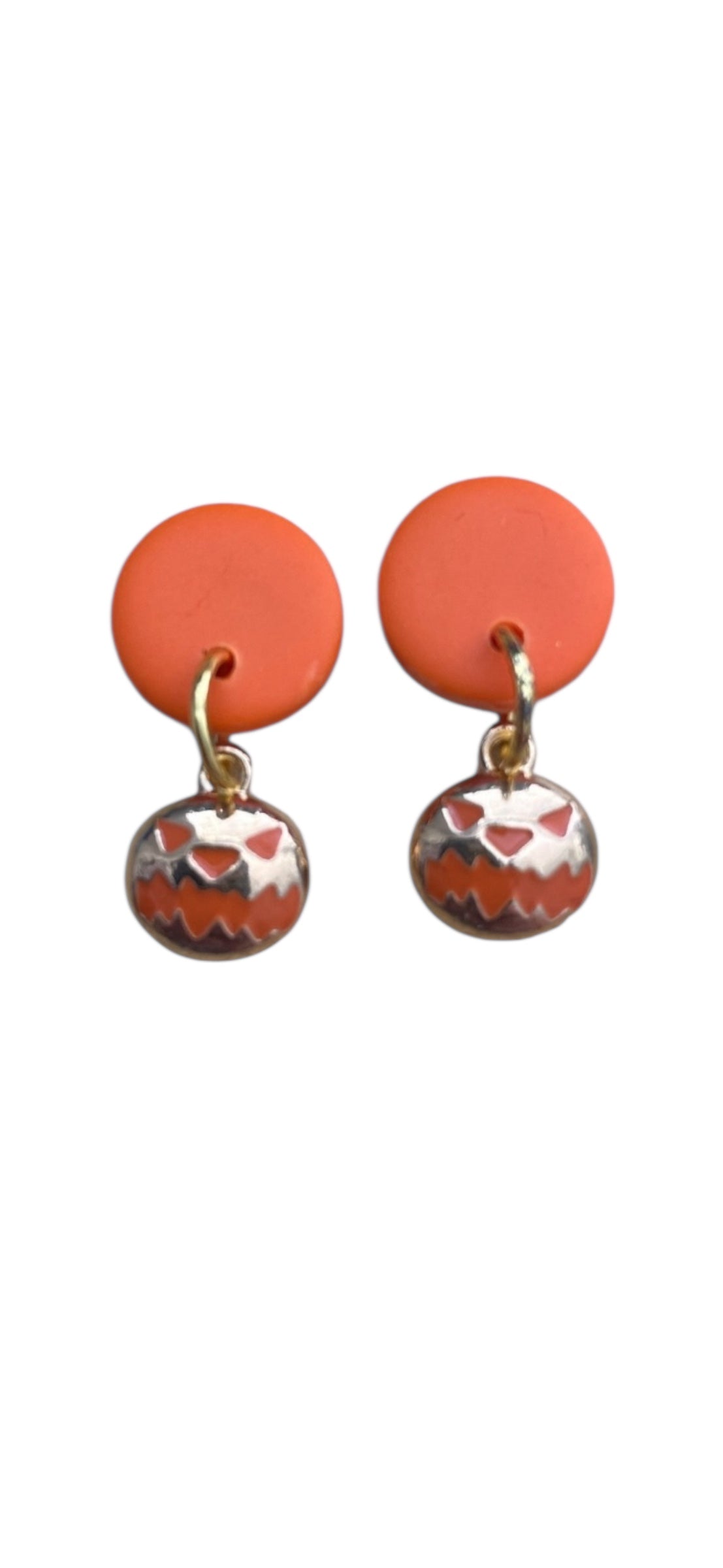 Jack O' Lantern Mini Dangle Earrings