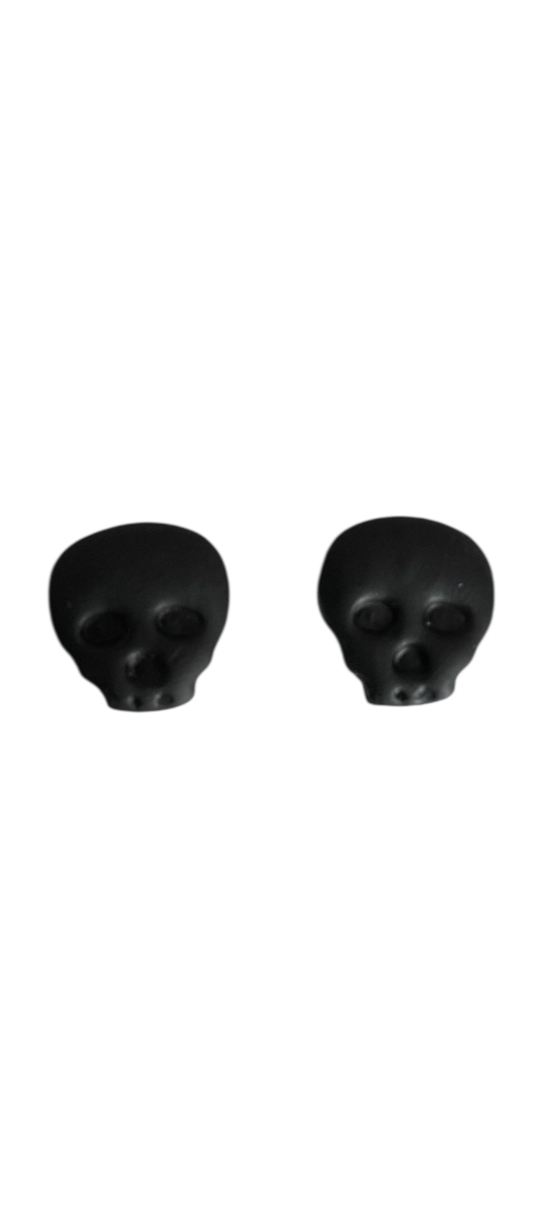 Mini Skull Studs - Black