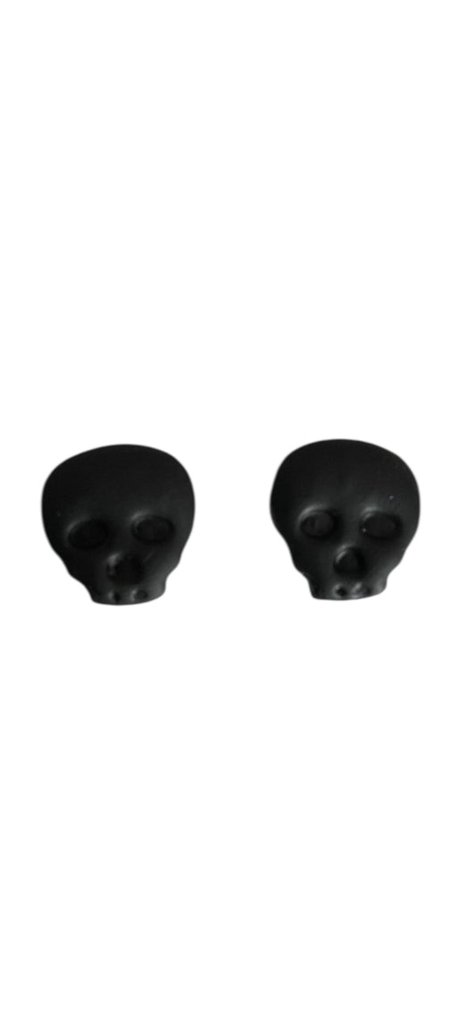 Mini Skull Studs - Black
