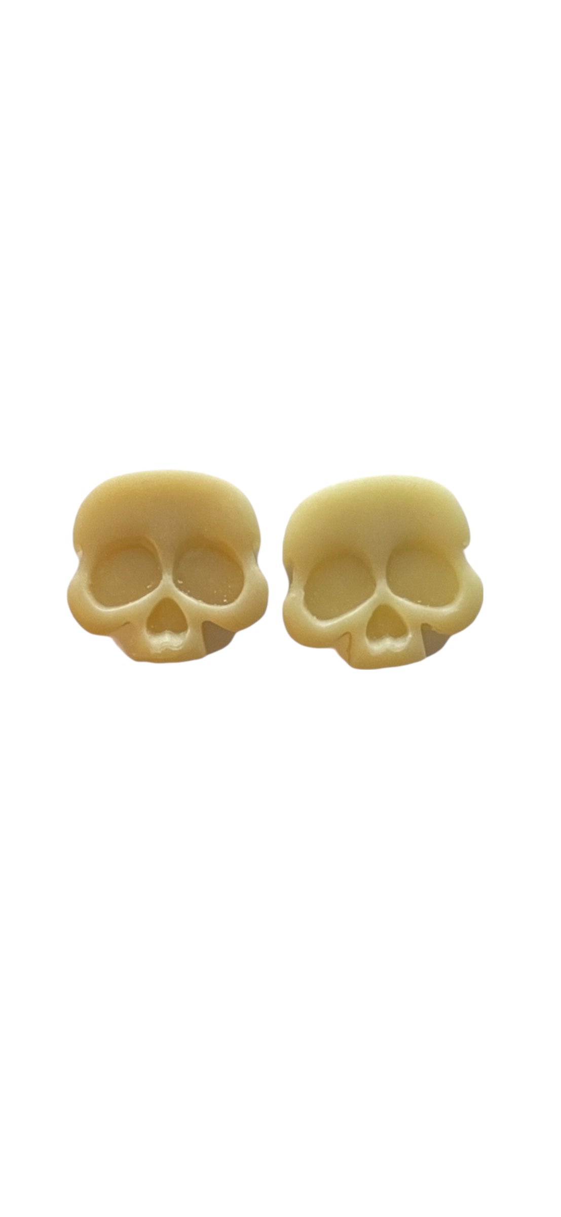 Glow In The Dark Skull Studs