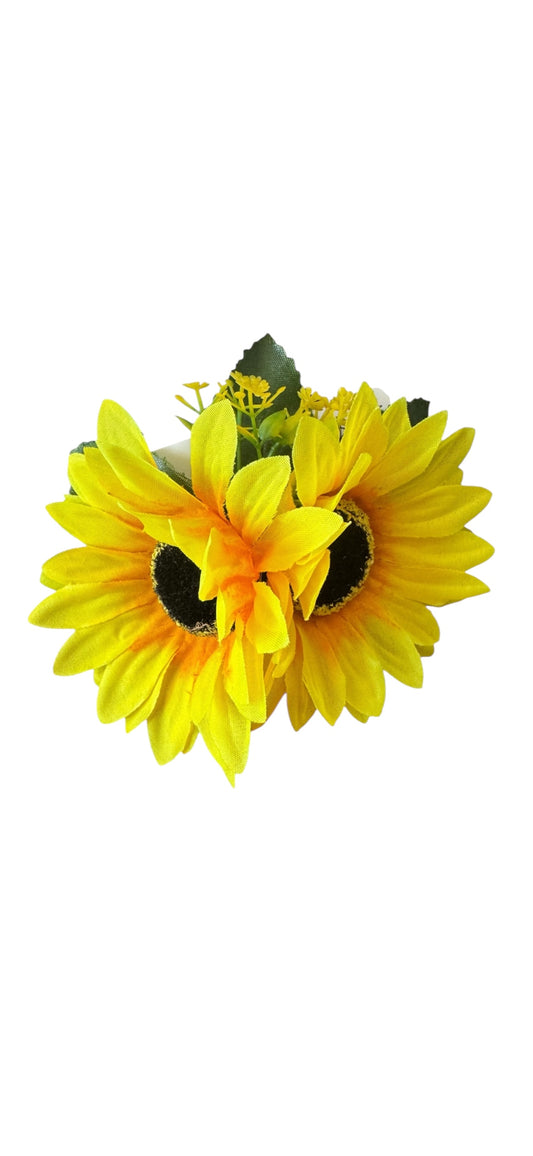 Sunflower Hair Comb