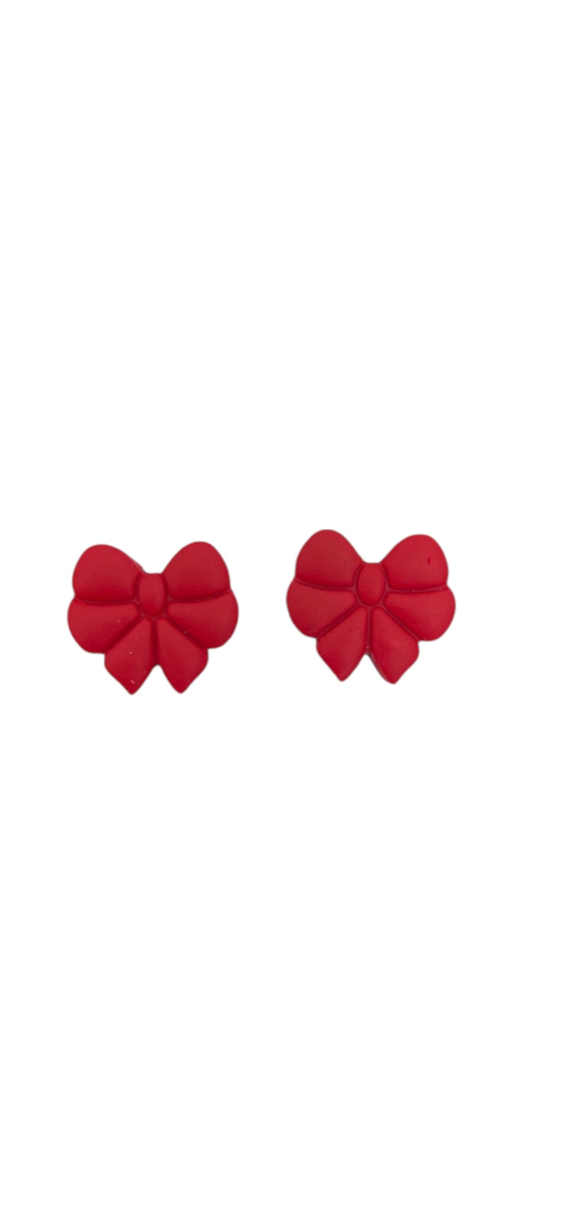Christmas Bow Studs