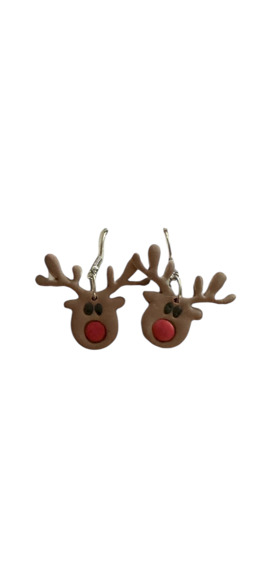 Red Nosed Reindeer Dangle Earrings