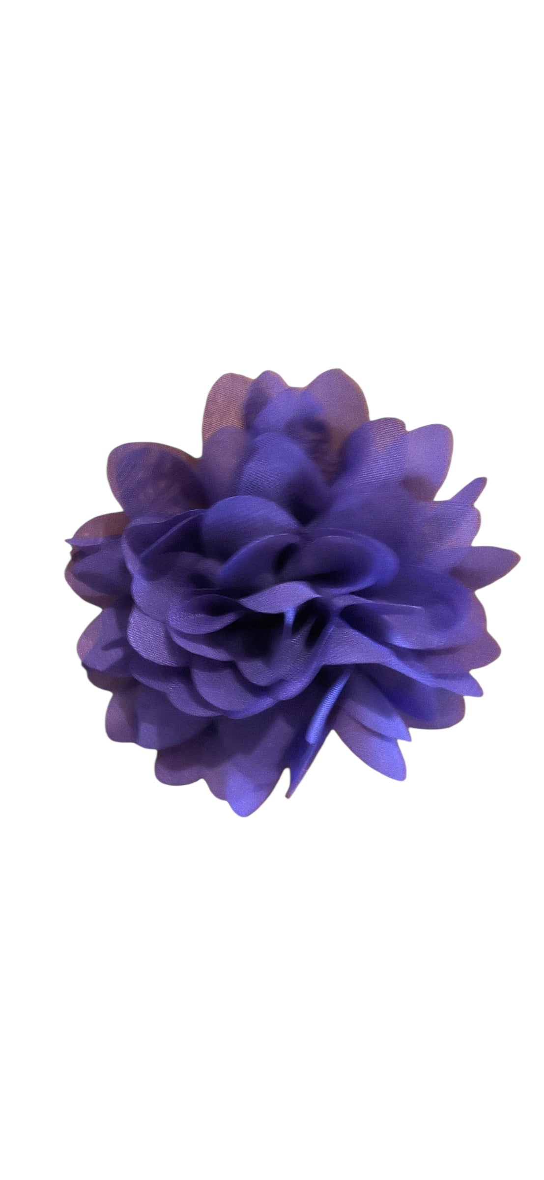 Dahlia Flower Hair Clip - Purple