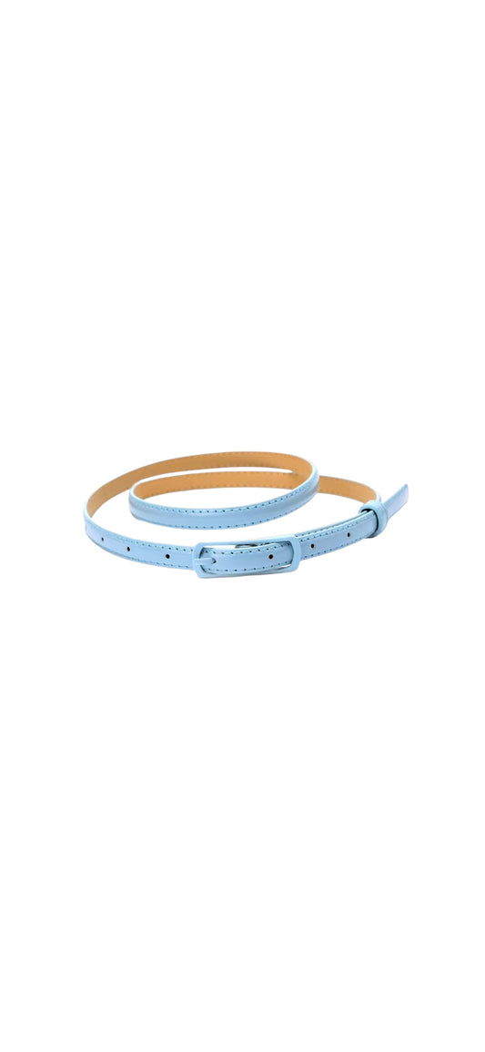 Evie Graceful Belt - Sky Blue