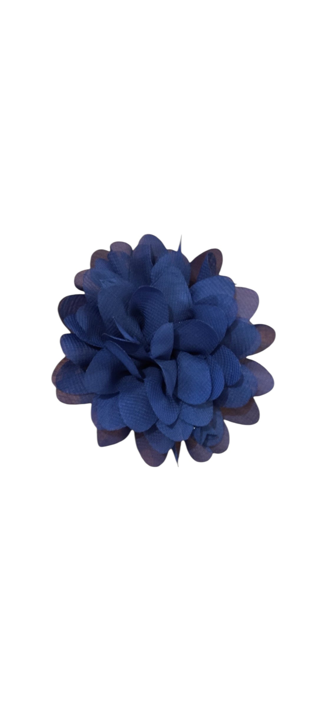 Dahlia Flower Hair Clip - Royal Blue