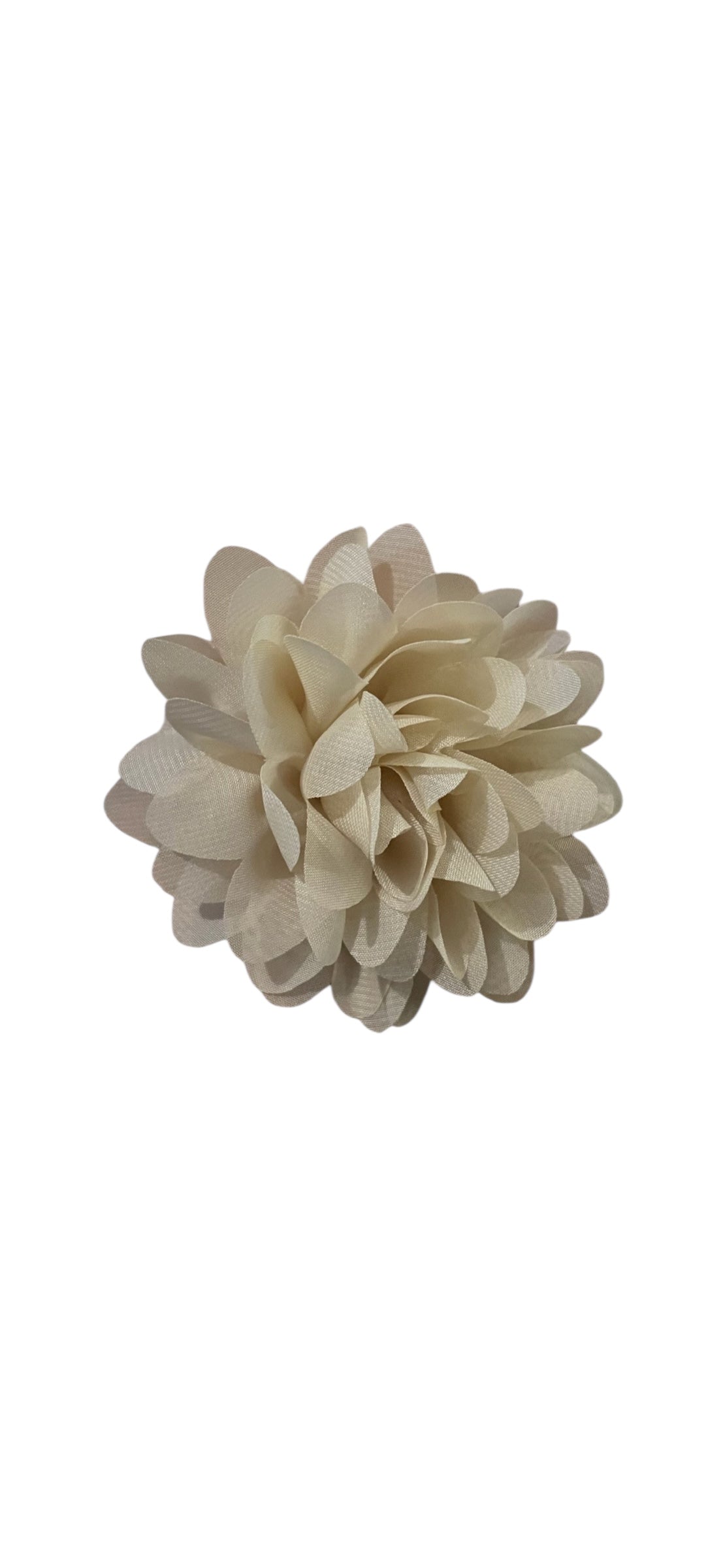 Dahlia Flower Hair Clip - Kahki