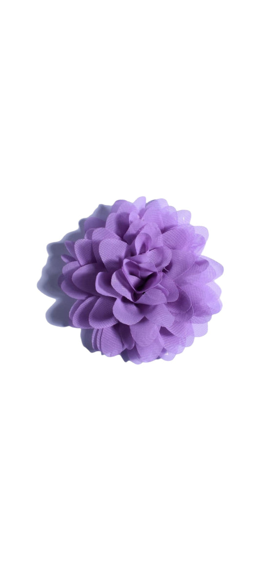 Dahlia Flower Hair Clip - Lavender