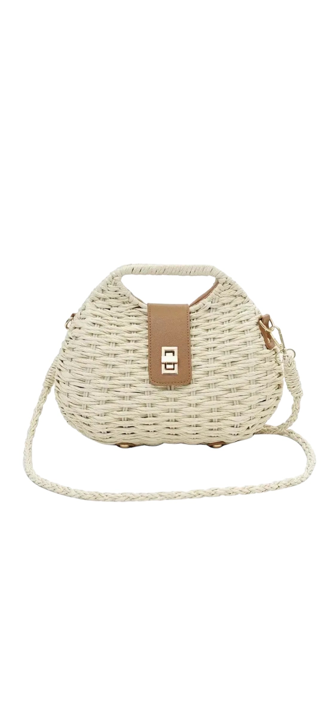 Retro Rattan Handbag