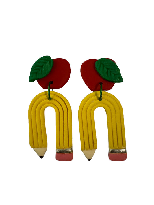 Pencil Dangle Earrings