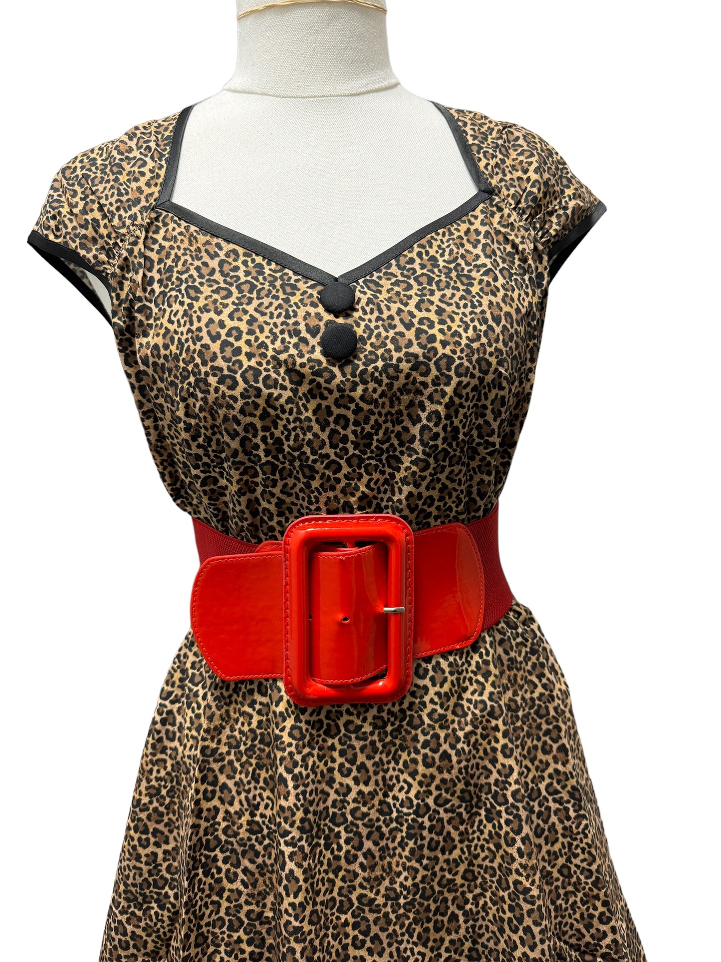 Lucille Leopard Print Dress