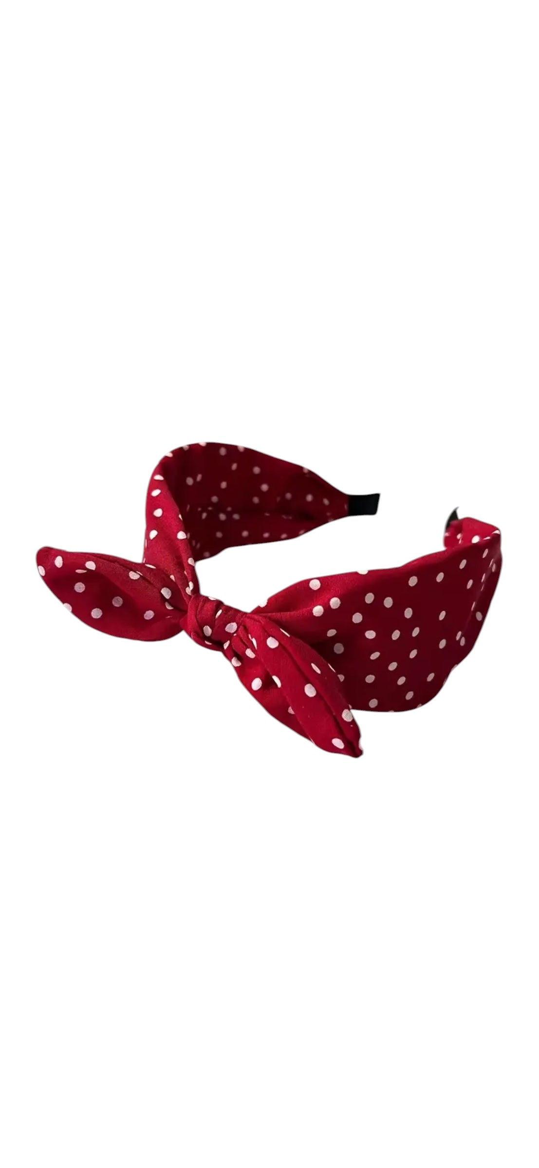 Rockabilly Headband - Red Spotty