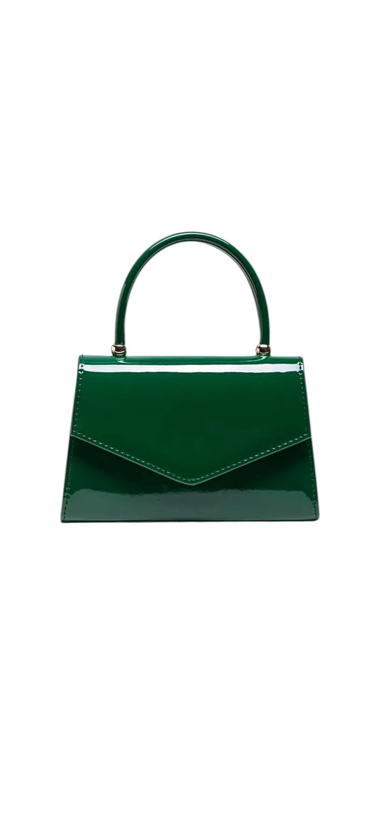 Patent Envelope Bag - Green