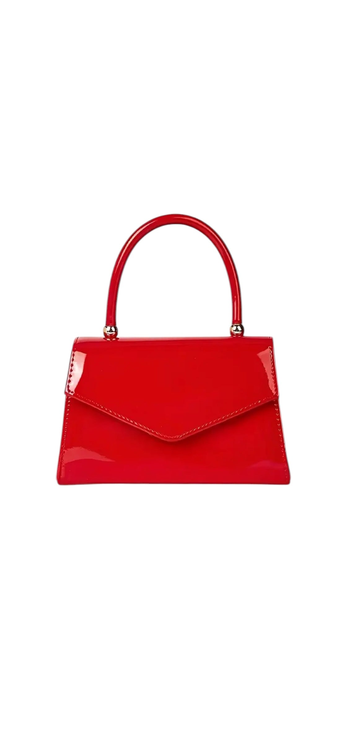 Patent Envelope Bag - Red