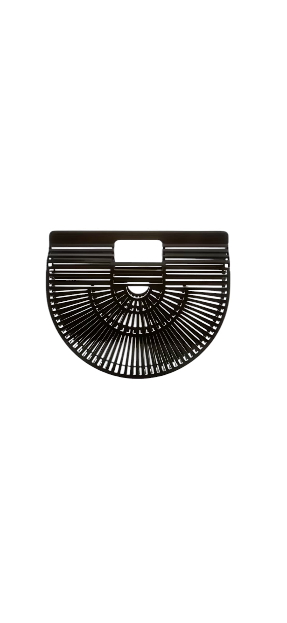 Birdcage Vintage Clutch Bag - Black