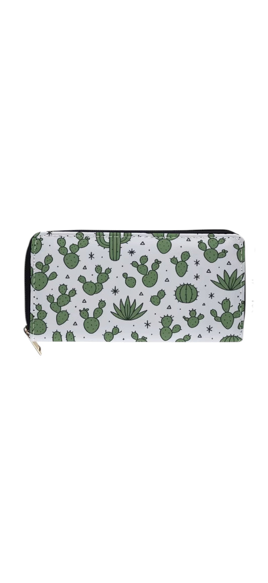 Cactus Zip Around Wallet